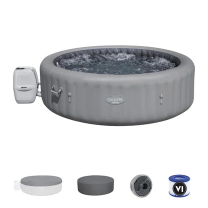 SaluSpa Ventura EnergySense Smart AirJet Inflatable Hot Tub Spa, 6-8 person