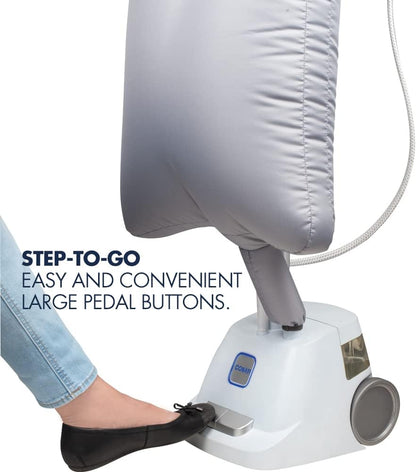 GS125CTXC ExtremeSteam Professional Upright Fabric Steamer with 3D Air Cushion Bag by Conair, White