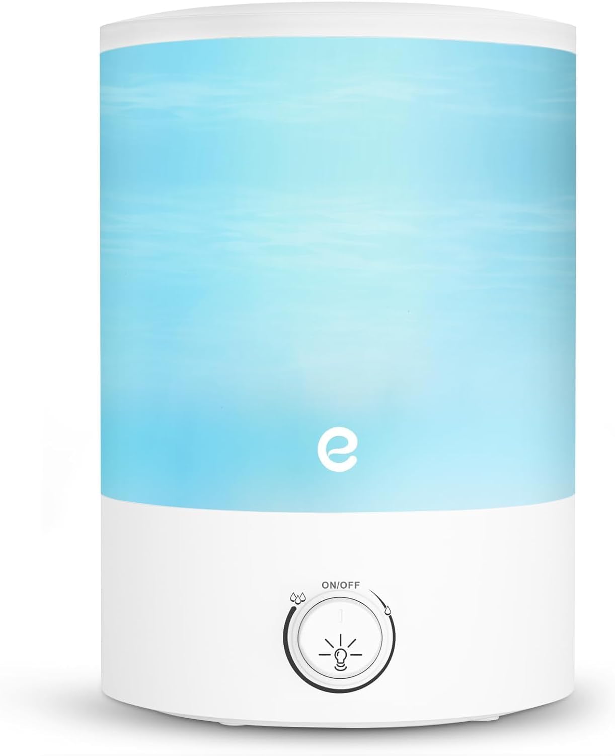 Humidifiers for Bedroom, Esemoil 2.5L Cool Mist Ultrasonic Air Humidifier with Top Fill & Quiet, 360° Nozzle, BPA Free, 25 Hour Diffuser with 8 Color Light & Auto Shut-off for Home Baby Nursery Plants