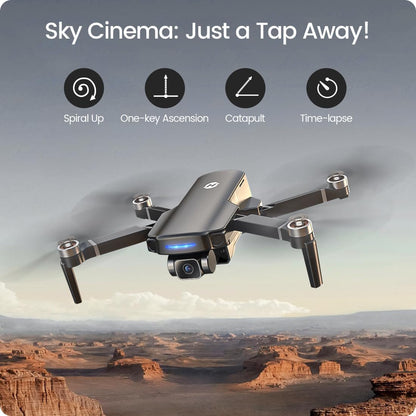 Holy Stone GPS Drone for Adults Beginner with 4K UHD Camera ; HS360S 249g Foldable FPV RC Quadcopter with 10000 Feet Control Range, Brushless Motor, Follow Me, Smart Return Home, 5G Transmission