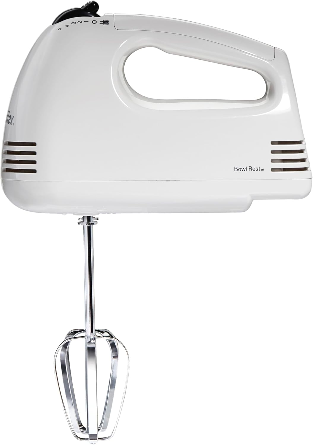 Proctor Silex Easy Mix Hand Mixer, 5 Speeds, White, 62515G