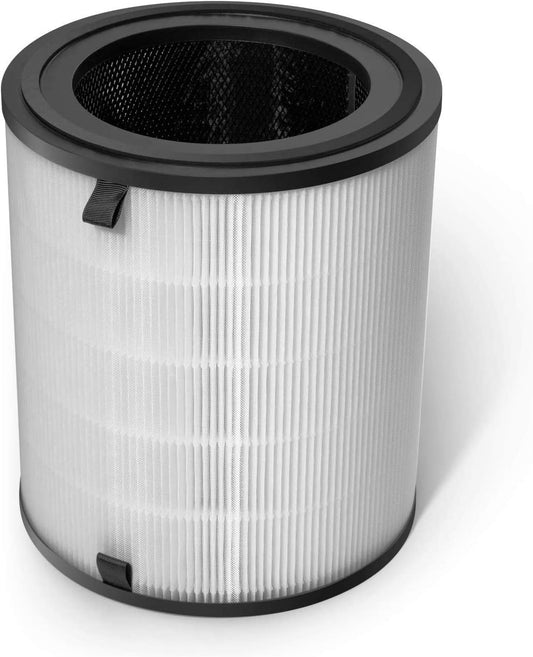 Levoit LV-H133 Air Purifier Replacement Filter, H13 True HEPA and Activated Carbon Filters Set, LV-H133-RF, White, Large