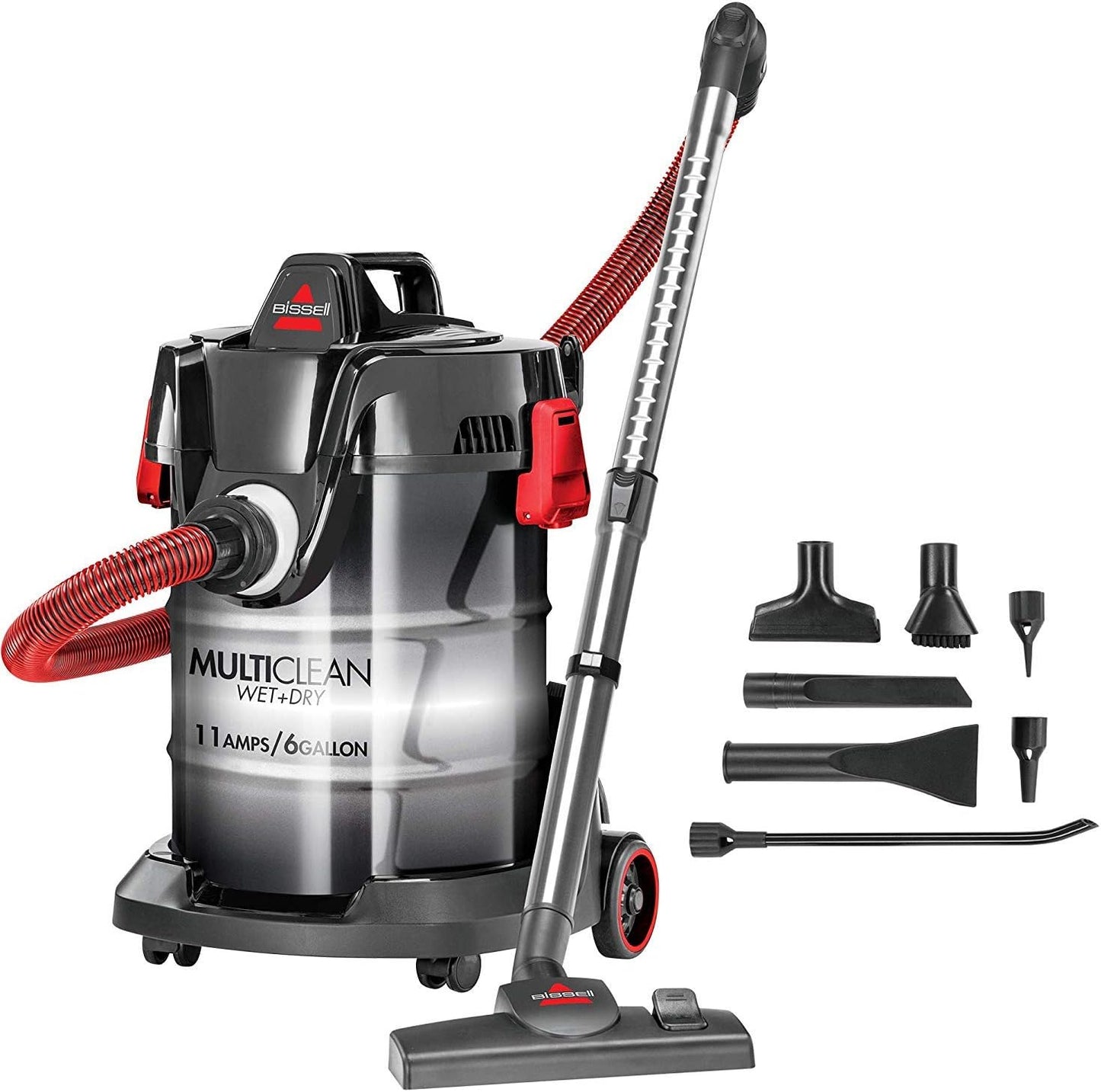 Bissell 2035D Wet/Dry Drum Shop Garage Vacuum, 11 Amp, 6 Gallon