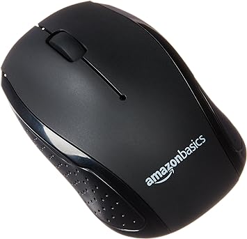 Amazon Basics Wireless Computer Keyboard and Mouse Combo - Quiet and Compact - US Layout (QWERTY)