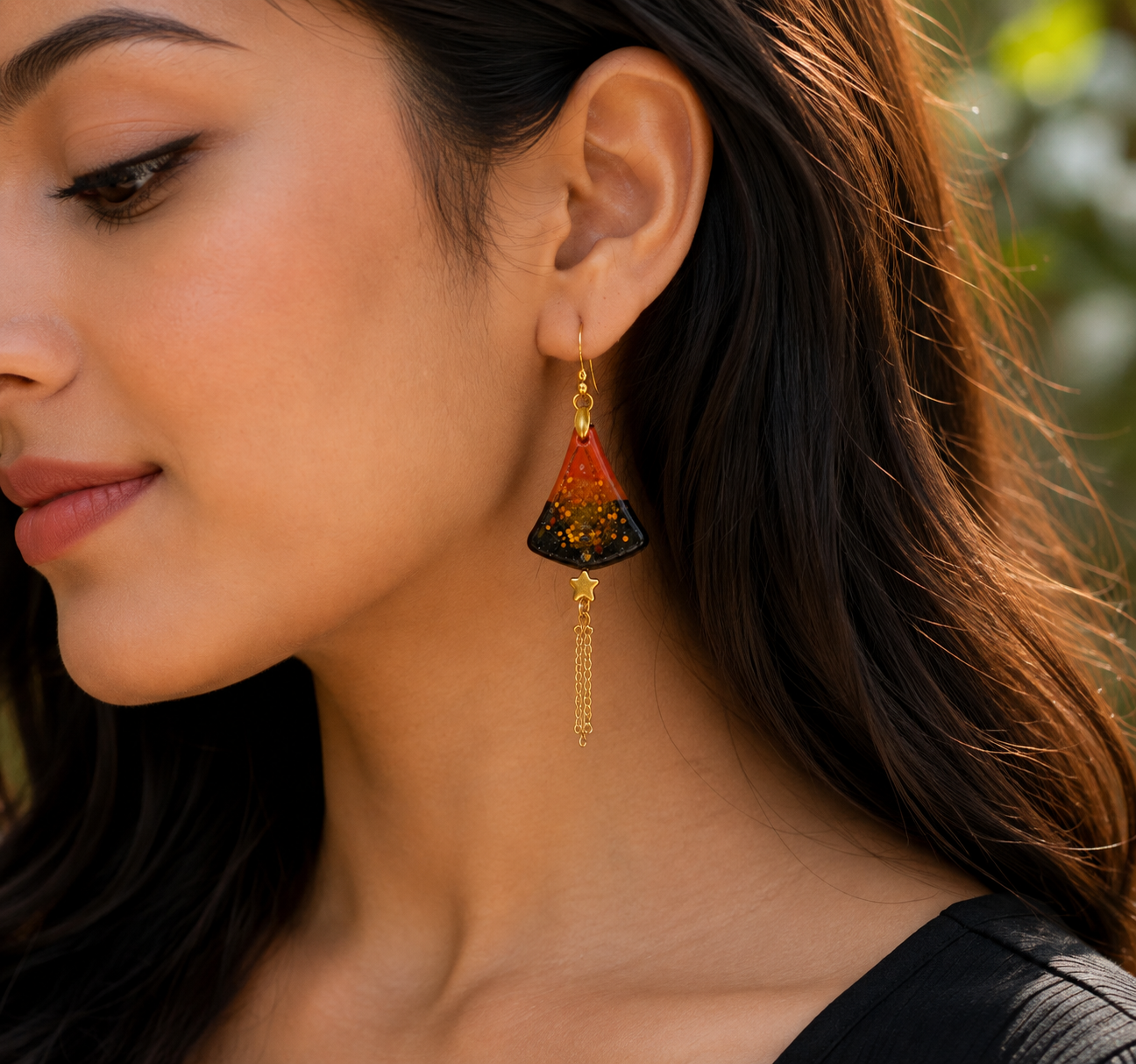 Ember Tassel Earrings