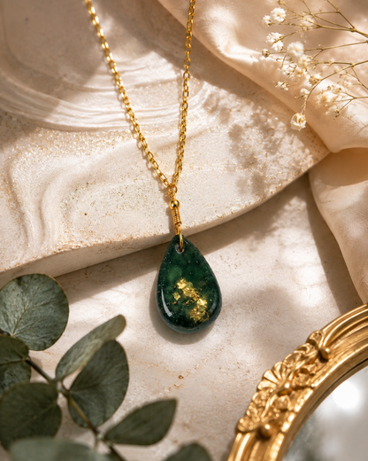 Emerald Whisper Pendant
