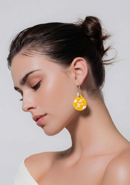 Golden Meadow Drops Earrings