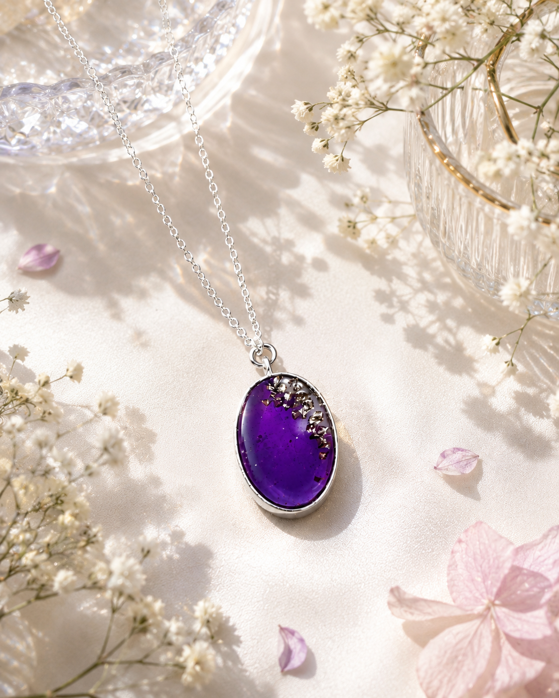 Purple Auroroa Pendant