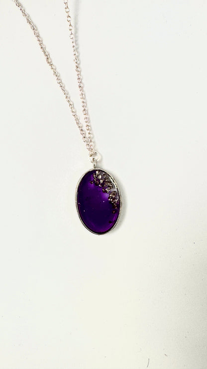 Purple Auroroa Pendant