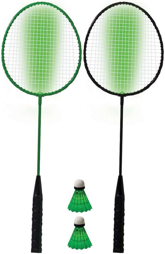 Glow-in-the-Dark Badminton Set: Light Up Your Night Games