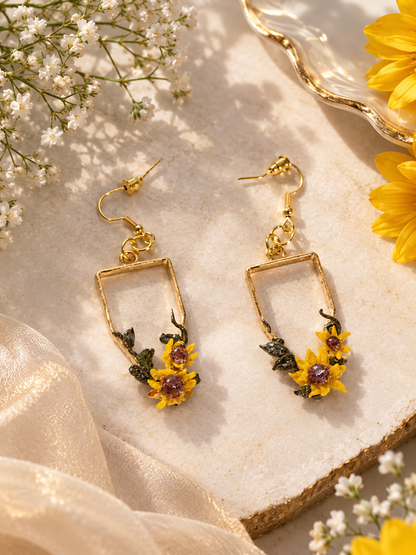 Sunflower Serenade Earrings