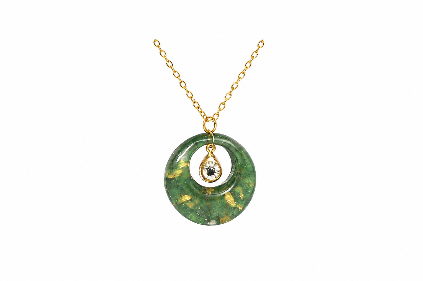 Verdant Halo Pendant