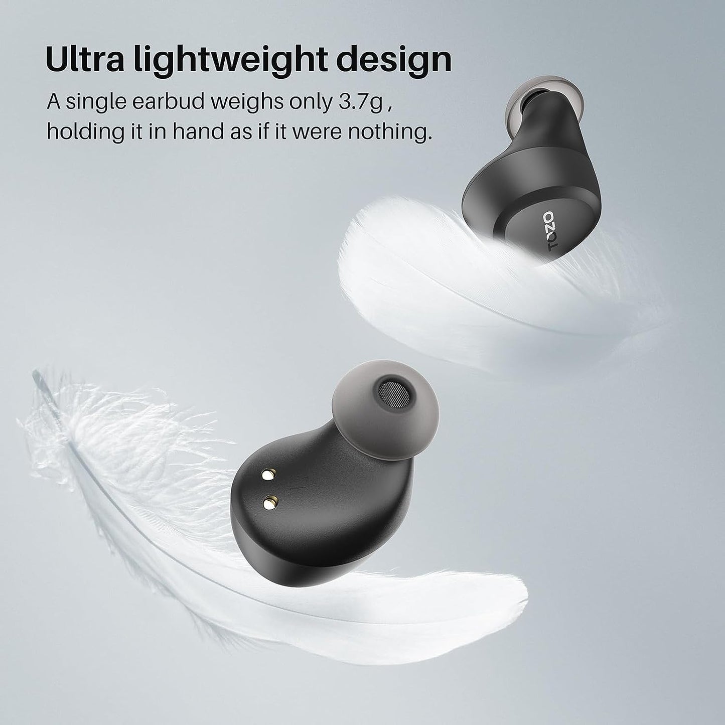 Lenovo LP5 Wireless Earbuds Bluetooth Bluetooth 5.3 - Lightweight In-Ear Headphones with Built-in Microphone, IPX5 Waterproof - Charging Case Included