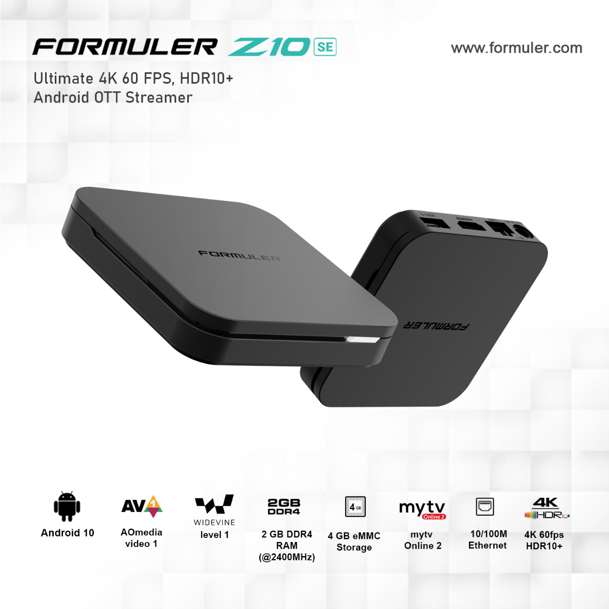 Formuler Z10 SE 4K HDR Android 10 TV Set Top Box